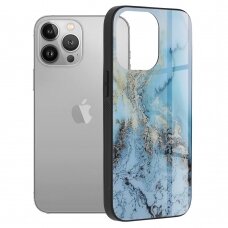 [Užsakomoji prekė] Dėklas skirtas iPhone 13 Pro - Techsuit Glaze Series - Mėlynas Ocean LYH194