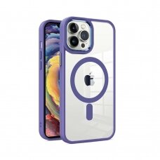 [Užsakomoji prekė] Dėklas skirtas iPhone 13 Pro - Techsuit MagSafe Pro - Violetinis