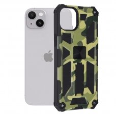 [Užsakomoji prekė] Dėklas skirtas iPhone 14 Plus - Techsuit Blazor Series - Camo Žalias GRN559