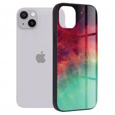 [Užsakomoji prekė] Dėklas skirtas iPhone 14 Plus - Techsuit Glaze Series - Fiery Ocean GRN559