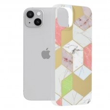 [Užsakomoji prekė] Dėklas skirtas iPhone 14 Plus - Techsuit Marble Series - Violetinis Hex GRN559