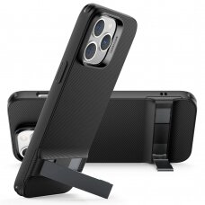 [Užsakomoji prekė] Dėklas skirtas iPhone 14 Pro Max - ESR Air Shield Boost Kickstand - Translucent Juodas