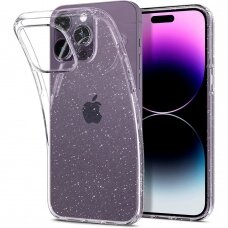 [Užsakomoji prekė] Dėklas skirtas iPhone 14 Pro Max - Spigen Liquid Crystal Glitter - Skaidrus Blizgučiai