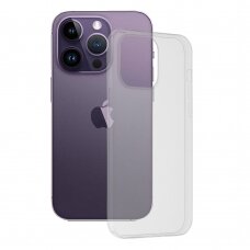 [Užsakomoji prekė] Dėklas skirtas iPhone 14 Pro Max - Techsuit permatomas Silicone - permatomasa ZOW239