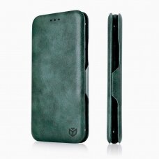 [Užsakomoji prekė] Telefono dėklas iPhone 14 Pro Max Techsuit Safe Wallet Plus, Žalias