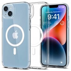 [Užsakomoji prekė] Dėklas skirtas iPhone 14 - Spigen Ultra Hybrid MagSafe - Baltas