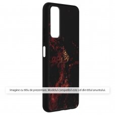 [Užsakomoji prekė] Dėklas iPhone 15 Plus - Techsuit Glaze Series - Raudonas Nebula