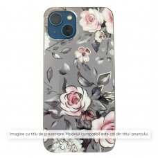 [Užsakomoji prekė] Dėklas iPhone 15 Plus - Techsuit Marble Series - Bloom of Ruth Pilkas