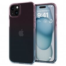 [Užsakomoji prekė] Dėklas iPhone 15 - Spigen Liquid Crystal - Gradation Rožinis