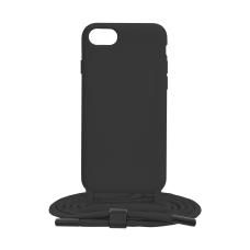 [Užsakomoji prekė] Dėklas skirtas iPhone 6/ 6S / 7 / 8 - Techsuit Crossbody Lanyard - Juodas