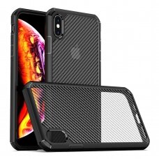 [Užsakomoji prekė] Dėklas skirtas Iphone X / XS - Techsuit Carbon Fuse - Juodas
