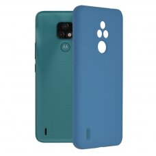 [Užsakomoji prekė] Dėklas skirtas Motorola Moto E7 - Techsuit Soft Edge Silicone - Denim Mėlynas TMT774