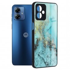 [Užsakomoji prekė] Dėklas Motorola Moto G14 - Techsuit Glaze Series - Mėlynas Ocean