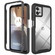 [Užsakomoji prekė] Dėklas skirtas Motorola Moto G32 + Folie - Techsuit Defense360 Pro - Juodas