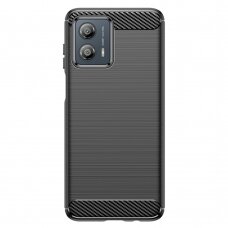 [Užsakomoji prekė] Dėklas skirtas Motorola Moto G53 - Techsuit Carbon Silicone - Juodas