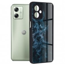 [Užsakomoji prekė] Dėklas Motorola Moto G54 - Techsuit Glaze Series - Mėlynas Nebula