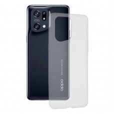 [Užsakomoji prekė] Dėklas skirtas Oppo Find X5 Pro - Techsuit permatomas Silicone - permatomasa FOZ031