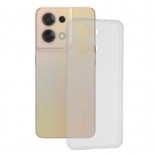 [Užsakomoji prekė] Dėklas skirtas Oppo Reno8 - Techsuit permatomas Silicone - permatomasa FOZ031
