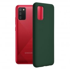 [Užsakomoji prekė] Dėklas skirtas Samsung Galaxy A02s - Techsuit Soft Edge Silicone - Tamsiai Žalias UTR834