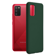 [Užsakomoji prekė] Dėklas skirtas Samsung Galaxy A02s - Techsuit Soft Edge Silicone - Tamsiai Žalias