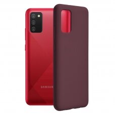 [Užsakomoji prekė] Dėklas skirtas Samsung Galaxy A02s - Techsuit Soft Edge Silicone - Plum Violetinė UTR834