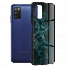 [Užsakomoji prekė] Dėklas skirtas Samsung Galaxy A03s - Techsuit Glaze Series - Mėlynas Nebula HQW494
