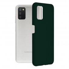 [Užsakomoji prekė] Dėklas skirtas Samsung Galaxy A03s - Techsuit Soft Edge Silicone - Tamsiai Žalias HQW494