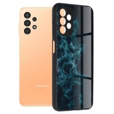 [Užsakomoji prekė] Dėklas skirtas Samsung Galaxy A13 4G - Techsuit Glaze Series - Mėlynas Nebula MBS583