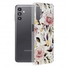 [Užsakomoji prekė] Dėklas skirtas Samsung Galaxy A13 5G / A04s - Techsuit Marble Series - Chloe Baltas DFR438