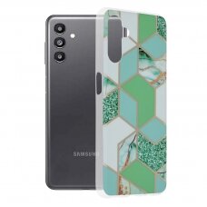 [Užsakomoji prekė] Dėklas skirtas Samsung Galaxy A13 5G / A04s - Techsuit Marble Series - Žalias Hex DFR438