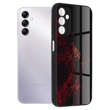 [Užsakomoji prekė] Dėklas skirtas Samsung Galaxy A14 5G - Techsuit Glaze Series - Raudonas Nebula HGH275
