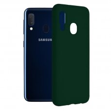 [Užsakomoji prekė] Dėklas skirtas Samsung Galaxy A20e - Techsuit Soft Edge Silicone - Tamsiai Žalias KVM512