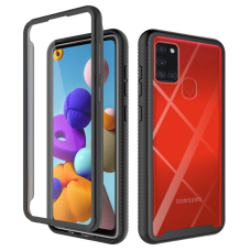 [Užsakomoji prekė] Dėklas skirtas Samsung Galaxy A21s + Folie - Techsuit Defense360 Pro - Juodas REQ492