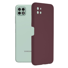 [Užsakomoji prekė] Dėklas skirtas Samsung Galaxy A22 5G - Techsuit Soft Edge Silicone - Plum Violetinė CFM392