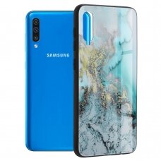 [Užsakomoji prekė] Dėklas skirtas Samsung Galaxy A30s / A50 / A50s - Techsuit Glaze Series - Mėlynas Ocean
