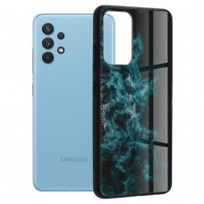 [Užsakomoji prekė] Dėklas skirtas Samsung Galaxy A32 4G - Techsuit Glaze Series - Mėlynas Nebula DVC649