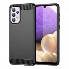 [Užsakomoji prekė] Dėklas skirtas Samsung Galaxy A32 5G - Techsuit Carbon Silicone - Juodas