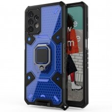 [Užsakomoji prekė] Telefono dėklas Samsung Galaxy A32 5G - Techsuit Honeycomb Armor - Mėlynas TEQ351