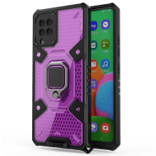 [Užsakomoji prekė] Dėklas skirtas Samsung Galaxy A42 5G - Techsuit Honeycomb Armor - Rožinis-Violetinė OVZ023
