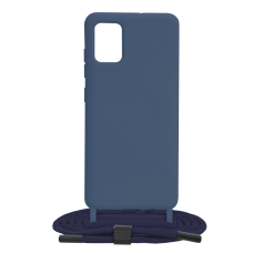 [Užsakomoji prekė] Dėklas skirtas Samsung Galaxy A51 4G - Techsuit Crossbody Lanyard - Mėlynas YHT531