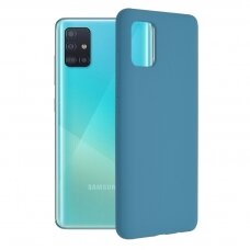 [Užsakomoji prekė] Dėklas Samsung Galaxy A51 4G - Techsuit Soft Edge Silicone - Mėlynas