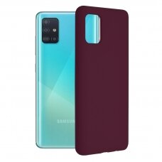 [Užsakomoji prekė] Dėklas skirtas Samsung Galaxy A51 4G - Techsuit Soft Edge Silicone - Plum Violetinė