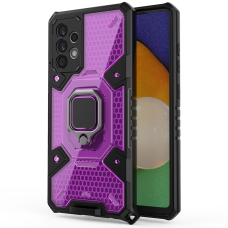 [Užsakomoji prekė] Dėklas skirtas Samsung Galaxy A52 4G / A52 5G / A52s 5G - Techsuit Honeycomb Armor - Rožinis-Violetinė KTR912