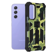 Husa pentru Samsung Galaxy A54 - Techsuit Blazor Series - Camo Lime