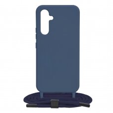 [Užsakomoji prekė] Telefono dėklas Samsung Galaxy A54 - Techsuit Crossbody Lanyard - Mėlynas