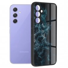 [Užsakomoji prekė] Dėklas skirtas Samsung Galaxy A54 - Techsuit Glaze Series - Mėlynas Nebula