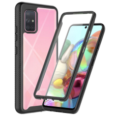 [Užsakomoji prekė] Dėklas skirtas Samsung Galaxy A71 4G + Folie - Techsuit Defense360 Pro - Juodas YTX611