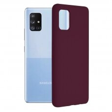 [Užsakomoji prekė] Dėklas skirtas Samsung Galaxy A71 4G - Techsuit Soft Edge Silicone - Plum Violetinė YTX611