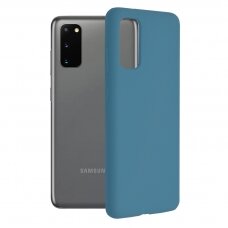 [Užsakomoji prekė] Dėklas skirtas Samsung Galaxy S20 4G / S20 5G - Techsuit Soft Edge Silicone - Denim Mėlynas