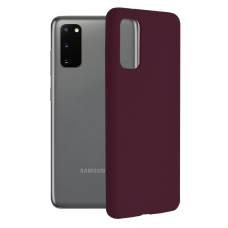 [Užsakomoji prekė] Dėklas skirtas Samsung Galaxy S20 4G / S20 5G - Techsuit Soft Edge Silicone - Plum Violetinė